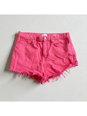 FRAME Le Bridgette Pink Denim Shorts Size US 33